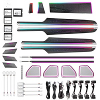 Kit d'éclairage d'ambiance intérieur pour Porsche Macan RHD Dynamic Symphony 64 couleurs, style étoile carbone, kit de mise à niveau.