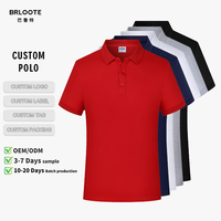 Maßgeschneidertes Hochwertiges Strukturiertes Baumwoll-Polo-Shirt mit Stickerei für Herren Bedruckte Lässige Seiden-T-Shirts für Männer und Frauen