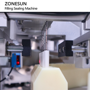 ZONEUSN ZS-FS70U卓上5ヘッドペリスタルポンプモノドーズストリップチューブ単回投与プラスチックアンプル充填シーリング機 - Product Image 2