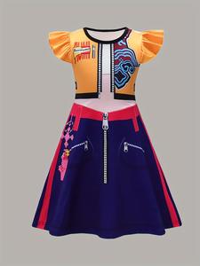 Costume d'anime, costume <span class=keywords><strong>de</strong></span> cosplay d'Halloween, robe <span class=keywords><strong>de</strong></span> carnaval pour enfant, déguisement K-pop <span class=keywords><strong>Demon</strong></span> Hunters, robe <span class=keywords><strong>de</strong></span> fille pour la scène - Product Image 5