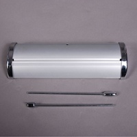 Support de bannière enroulable portable de bureau A4 rétractable en alliage d'aluminium Huiming personnalisé, encre éco-solvant, modèle W-121 sur mesure