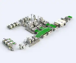 NONWOVEN MACHINERY VERTICAL LAPPING WADDING PRODUCTION LINE FOR MATTRESS OR HEAT INSULATION MATERIAL