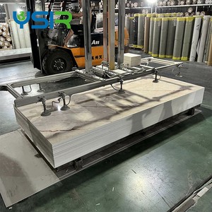 Ventes d'usine, panneaux muraux décoratifs <span class=keywords><strong>en</strong></span> marbre PVC avec revêtement UV, design brillant - Product Image 4