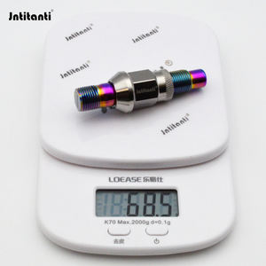 Écrous de roue automobile en alliage de titane Gr5 de haute résistance 10.9 Grade M14X1.5mm avec revêtement PVD, accessoires d'usine Jntitanti - Product Image 6