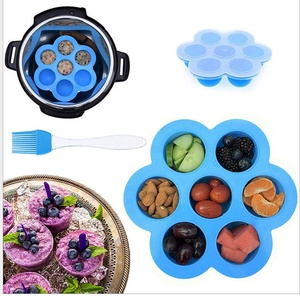 <span class=keywords><strong>Mini</strong></span> molde de silicona de calidad alimentaria para paletas, paquete de 7 cavidades, DIY, con palos y protectores de goteo para picaduras de huevos, molde de helado y bebé, 2 uds. - Product Image 5