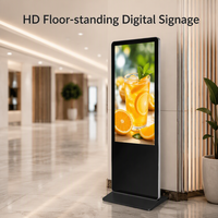 Pantalla Digital Publicitaria HAUMR de 43 Pulgadas para Interiores, con Pantalla Dividida, para Exhibición de Información en Bibliotecas y Promoción