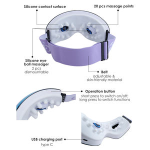 Synogal Hot Intelligent Wearable <span class=keywords><strong>Anti</strong></span> <span class=keywords><strong>Migraine</strong></span> Soulagement de la douleur Équipement de massage des yeux - Product Image 5