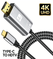 Cable USB-C a HDTV 4K 60Hz 2M de Cobre Puro para iPhone/Computadora/Laptop/iPad - Accesorios para HDTV y Computadora/Laptop