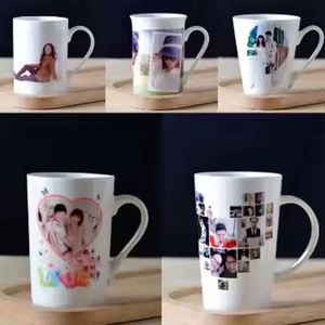 Tasse à café en céramique multicolore promotionnelle - Product Image 5