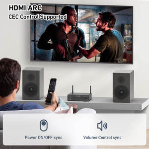 Arylic bp50 không dây APTX HD <span class=keywords><strong>Bluetooth</strong></span> <span class=keywords><strong>Receiver</strong></span> với qcc3040 ESS es9023p DAC chất lượng cao Nhà âm thanh RX TX ARC Preamplifier - Product Image 4