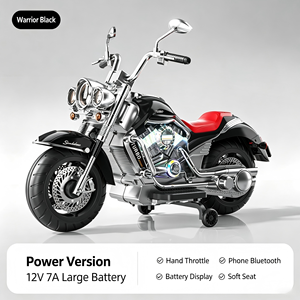 <span class=keywords><strong>Moto</strong></span> électrique Harley pour enfants, 12V, colorée et abordable, avec roues d'apprentissage - Product Image 5