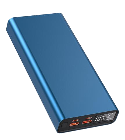 100W Lcd Display Charger Dual Type-c Laptop Power Bank 20000mAh
