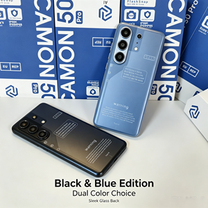 Teléfono móvil CAMON 50 Pro, pantalla AMOLED de 6.78 pulgadas, 5G, color negro azulado, FHD, 120Hz, Octa Core, Android 13, cámara trasera de 108MP - Product Image 5