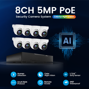 4CH 8CH 2MP 1080P An Ninh Không Dây Bộ Máy Ảnh Không Thấm Nước 4K Poe Hệ Thống <span class=keywords><strong>Camera</strong></span> Quan Sát <span class=keywords><strong>IP</strong></span> <span class=keywords><strong>Camera</strong></span> Nvr <span class=keywords><strong>Kit</strong></span> - Product Image 2