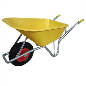 Chariot à roues robuste modèle européen WB6414T, capacité 160 kg, pour <span class=keywords><strong>transport</strong></span> de béton industriel, avec poignée confortable - Vente flash - Product Image 1