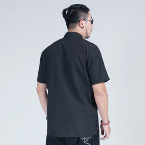 Pioneer WOLF <span class=keywords><strong>ชุด</strong></span>เดรสทรงตรงแขนสั้นสำหรับผู้ชาย, <span class=keywords><strong>ชุด</strong></span>เดรสทรงหลวมหัวเข็มขัดสำหรับคนอ้วนพลัสไซส์ - Product Image 3