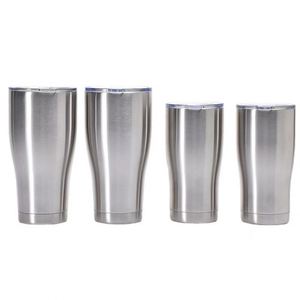 Vaso Térmico Contorneado de 30oz con Acabado Mate Degradado, Tapa Abatible Antiderrames, para Café Helado y Camping - Product Image 6
