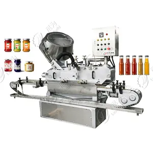 Automatic Pine Nut Jam Liquid Filling and Sealing Machine Seal Bottle Cap Capping Machine