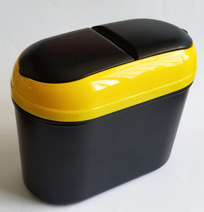 Mini Car Vehicle Trash Garbage Rubbish Bin Can Dust Box With Holder Hook