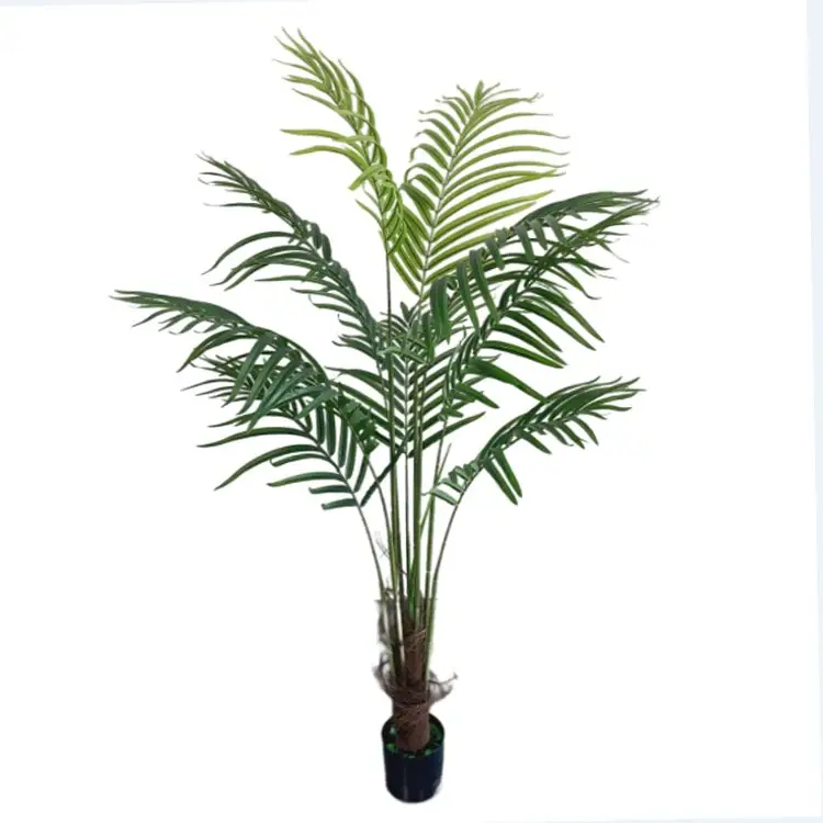 Verkochte Beste Kwaliteit Lage Prijs Kunstbloemen Palm 35 Inch Boomschors Hoge Kwaliteit Woonkamer Groen Potbomen