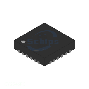 Clock Timing CLOCK GENERATOR, 166MHZ, CMOS CY2546FC 24 VFQFN Exposed Pad Online Electronics Components Shopping Original One Sto - Product Image 1