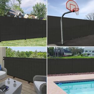 <span class=keywords><strong>Malla</strong></span> de Protección de Privacidad Portátil Impermeable de 6'x50', Resistente, para Proteger de Viento, <span class=keywords><strong>Malla</strong></span> de Sombra para Jardín, Pared Exterior - Product Image 5