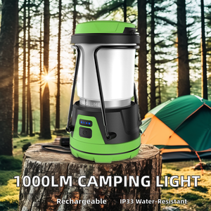 <span class=keywords><strong>Linterna</strong></span> de Camping Recargable de 1000LM con Salida USB, Banco de Energía, Múltiples Modos de Luz, Lámpara Colgante para Tienda de Campaña, para Emergencias al Aire Libre - Product Image 2