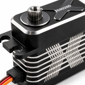 Servomoteur numérique sans noyau en acier inoxydable étanche 20KG S8020D haute précision pour voiture RC 1/12, camion, <span class=keywords><strong>hélicoptère</strong></span> XQ-POWER 8.4V - Product Image 5