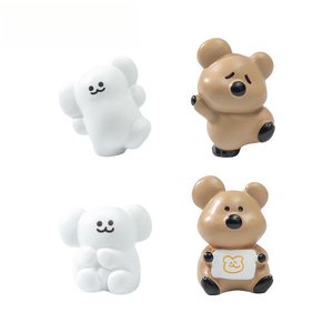Micro-paesaggio Weij: Orsetto Danzante e Disegnante Mengli, Accessori Decorativi Fai-da-Te per Casa delle Bambole, Piccolo Ornamento da Scrivania - Product Image 5