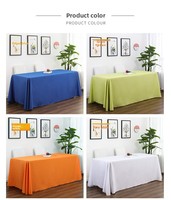 Nappe élégante blanche de style français, faite à la main, personnalisable, en polyester imperméable, motif uni, sensation haut de gamme, couleur personnalisée pour