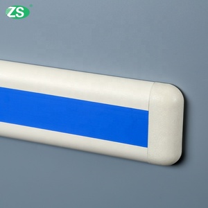 Tấm bảo vệ tường PVC cấp bệnh viện Unitech, tấm chắn góc nhôm chống va đập để bảo vệ tường - Product Image 2