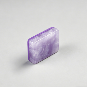 Fichas de Mahjong de Resina Color Lavanda Púrpura, Estilo Americano, con Diseño Estético de Perlas - Product Image 3