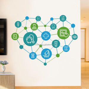 ความรู้ทางการแพทย์ ความรู้ทั่วไป สติ๊กเกอร์ติดผนังลายสารเคมี โรงพยาบาล คลินิก ผนังพื้นหลัง ตกแต่งสร้างสรรค์ วอลเปเปอร์ - Product Image 4