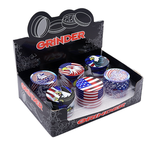 2025 populaire 40/50/55/63mm 4 pièces l'ensemble d'impression drapeau oeuvre meuleuse en alliage de Zinc - Product Image 5