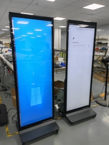 Kích thước lớn sàn trong nhà đứng quảng cáo tương tác toàn màn hình hiển thị kiosk <span class=keywords><strong>LCD</strong></span> kỹ thuật số biển - Product Image 2