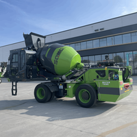 Camion malaxeur à béton autochargeur SQMG 3,5 m³ 360 °   Bétonnière autochargeuse diesel puissante pour chantiers de construction