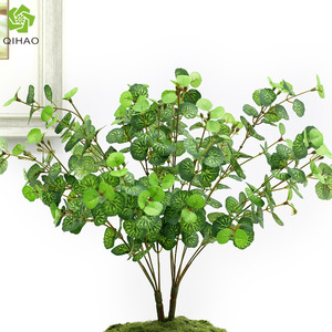 Hojas de Begonia Artificiales, Flor de Seda de Alta Simulación, Decoración de Interiores para el Hogar, Vegetación de Escritorio - Product Image 2