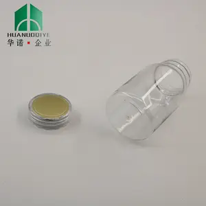 120ML Rõ Ràng Pet Pill Capsule Chai Dược Phẩm Y Học Chai Nhựa Với PS Vít Nắp