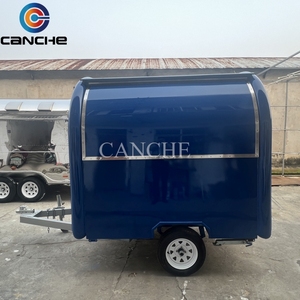 Multifunctional Stainless Steel Food Truck Trailer for Hot Dog Coffee Pizza Ice Cream Snack Food Service - Product Image 2