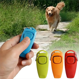Silbato interactivo para mascotas 2 en 1 con logotipo personalizado, silbato de entrenamiento para perros, silbato para dejar de ladrar con clickers de entrenamiento para perros y gatos - Product Image 2