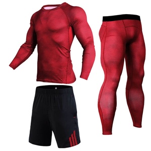 Conjunto Deportivo al por Mayor para Hombre, Mallas de Compresión para Correr y Entrenar, Traje de Fitness Personalizado, Ropa de Gimnasio - Product Image 5