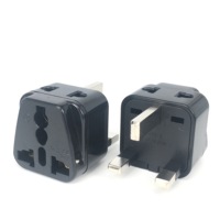 Adaptateur de voyage universel 2-en-1 personnalisé avec logo, mini prise CE en ABS et cuivre 10A, 2 sorties AC 100V-250V pour la Thaïlande et l'Inde