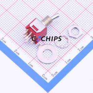 T201-M-Y-Z-Q-E Toggle Switch Through hole Component (THT) Switch Double Pole Double Throw 9.14mm 8.13mm 23.56mm - Product Image 2