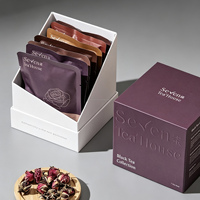 Boîte Cadeau en Papier Rigide Personnalisée pour Thé aux Fruits – Emballage Présentoir pour Sachets de Thé Oolong aux Fruits Multi-Saveurs