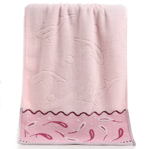 ผ้าขนหนูผ้าฝ้ายแท้ลายปลาเล็ก สำหรับขายส่ง ซูเปอร์มาร์เก็ต ใช้ในครัวเรือน และเป็นของขวัญ ผ้าเช็ดหน้า - Product Image 4