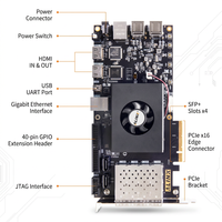 Carte de développement FPGA ALINX Black Gold AX7Z7035 AX7Z7045 AX7Z7100 Série Xilinx Zynq avec interface PCIe fibre optique vidéo