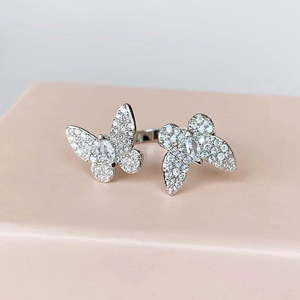 Anello a farfalla regolabile per donna, gioielli da dito dolci, freschi ed eleganti - Product Image 6