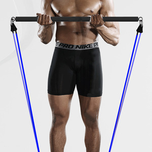 Ensemble de bandes de résistance ZJYAHUI de 50 lb à 10 lb avec poignées et sangles pour entraînement complet du corps, kit d'équipement de fitness - Product Image 4