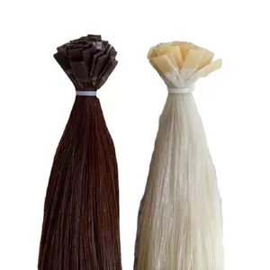 Flat-tip Prebonded Hair Double Drawn Wholesale Price