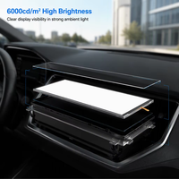 Module d'écran LCD TFT LED automobile LH 8 pouces avec rétroéclairage, 6000 nits de luminosité élevée, matériau PC, -20°C +70°C pour l'infodivertissement automobile